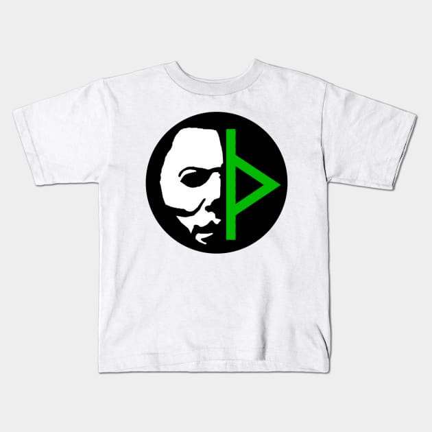 Michael Myers Thorn Symbol Halloween 6 Halloween 5 Thurisaz Kids T-Shirt by The_Shape